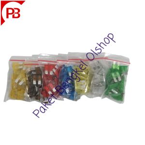 [25 Pcs] FUSE SEKRING TANCAP 5A 7.5A 10A 15A 20A 25A 30A