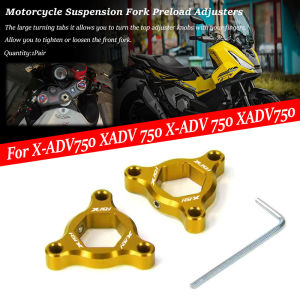 For X-ADV750 XADV 750 X-ADV 750 XADV750 Motorcycle Accessories Front Suspension Fork Preload Adjusters Cap Guard Cover