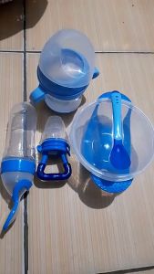 HAMPERS kado bayi perempuan dan laki laki Perlengkapan makan mpasi bayi mangkok alat tempat makan bayi botol spout baby feeder sendok baby Hmps ns 003 FNO 001 NNFO1