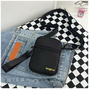 IELGY mens messenger bag fashion casual simple versatile small bag