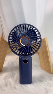 Misty Crewley พัดลมตั้งโต๊ะ ขนาดเล็ก แบบพกพา พับได้ ชาร์จ USB พร้อมแบตเตอรี่ 5 โหมด สําหรับหอพักนักเรียน สํานักงาน