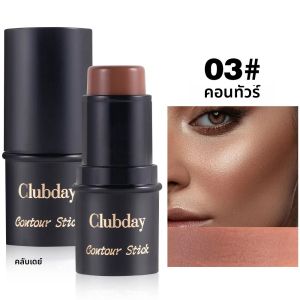 Clubday 4 สี Face Matte Easy Color Jelly Blush Fixing เน้นติดทนนานกันน้ํา Blush Stick