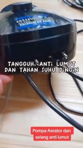 Selang Aerator HITAM Elastis 3/16 1 ROLL Gulung - Slang Gelembung Udara Mesin Filter Air Pompa Aquarium Aquascape Kolam Ikan