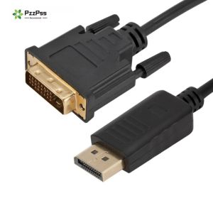 DisplayPort DP to DVI Adapter Connecto Cable Conversion Line 1.8M FHD 1920*1080P For Desktop Laptop PC TV Monitor Projector