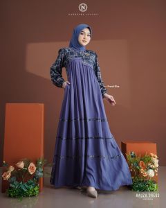 HAUZA DRESS by Nadheera Luxury gamis dress muslim rayon premium busui wudhu friendly
