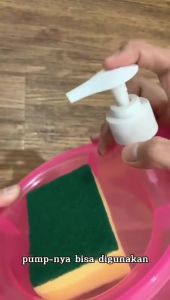 Tempat Sabun Cuci Piring 1000ml + Spons / Dispenser 2in1 1000ml + Sponge Wadah Sabun Viral