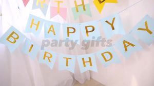 Banner Segilima Happy Birthday Cheap Banner 11.5X16 cm