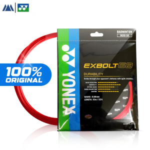 YONEX Exbolt 68 Badminton Racket String Quick Repulsion Super Durable & Max Control Hit Grip - Original Made in Japan