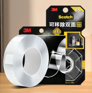 3M | 3M Scotch Removable Clear Tape Multi-Purpose Gel heavy duty double sided Mounting Tape Holds up to 20 lb STRONG HOLDING POWERM