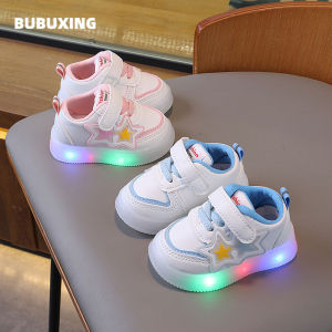 Girls Soft Sole Flashlight Toddler Shoes 3 Months-1 Year