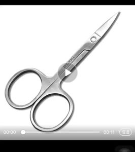 กรรไกรตัดฟอยล์ ตัดหนวด ตัดเครา ตัดขนจมูกหรือคิ้วได้จ้าาา