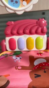 AI-M254 Matras Bayi Play Gym / Baby Playgym Playmat Set Musik Piano Mainan Anak Bayi Rattle Toys