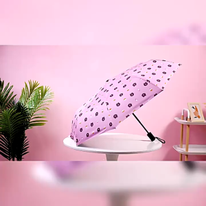 Payung Lipat Motif Bear Buah Anti UV Payung Umbrella Panjang Dewasa Payung Lipat Kuat Dan Tebal