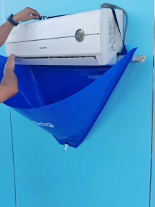 Reusable PVC 1 Set Air Conditioner Cleaning Cover For 1-2HP Aircond Service Cleaner Sets Clean Bag