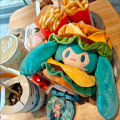 Japanese Wqinshoe Hatsune Miku Fufu Cotton Doll Dress up Hamburger Doll Clothes Doll Anime Gift. 