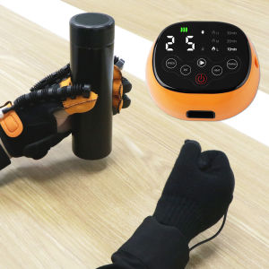Suolaer Heating Intelligent Massage Gloves Stroke Hemiplegia Robot Rehabilitation Gloves Hand Finger Function Recovery Training Device