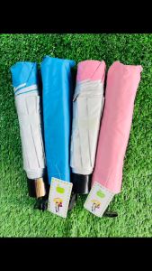 🌂🌂ร่มพับ3 ตอน สีพื้นน่ารัก ร่มพับ  สีน่ารัก กันฝนกันแดดกันUV พกพาสะดวก น้ำหนักเบา   พร้อมส่ง