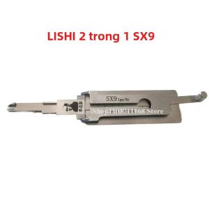 Bộ Dụng Cụ Sửa Chữa Và Mở Khóa Cửa Xe 2 Trong 1 LISHI SX9 Dành Cho Citroen Lancia Peugeot - Bộ Dụng Cụ Thợ Khóa Hoàn Chỉnh