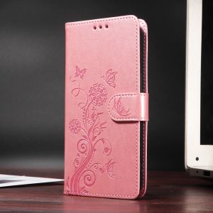 Magnetic Leather Wallet Case for Xiaomi Redmi Note 9 10 11 12 12S 13 14 15 Pro Plus 4G 5G Cover | Embossed Butterfly Flower
