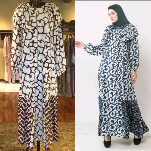 Karima Dress Viscos by Dian Pelangi LIMITED EDITION Busana Muslim Baju Maxi Gamis Abaya Kaftan Gaun Outfit Busui Pesta Pernikahan Kondangan Casual Formal Wanita Hijaber Cantik Anggun Modis Modern Elegan Mewah Model Korea Terbaru Motif Batik Kekinian