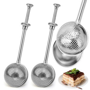 Stainless Steel Flour Sifter Multi-purpose Powder Sugar Filter Baking Tools Powder Spreader Flour Sifter Sieve Kitchen Gadgets