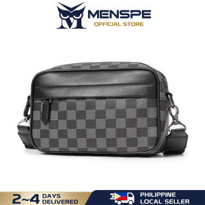 MENSPE Men Bags Mens Shoulder Bag Cross Body Bag Casual Shoulder Bag Men Fashion Shoulder Bag Large Capacity PU Bag Casual Sport Street Bag for Travel Outdoor