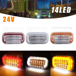 Lampu Variasi Truk Led Bak Oval Samping Truck 24 Volt 1 Set 4 Pcs