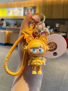 2024 New Future Child Car Keychain Womens Elegant School Bag Pendant Doll Miniature Ornament Key Chain Automobile Accessories