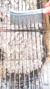 แปรงลวดทองเหลือง ขัดปัดสนิม ด้ามพลาสติก ​ร้านไทย