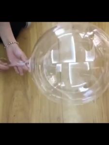 12pcs Light Up Bobo Balloon Transparent Set 22 Inch Bubble Balloons Stand With LED Lights Big Clear Heliium Ballons For Birthday Wedding Graduation Anniversary Party Decoration