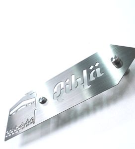 Signage Qibla - Penunjuk Arah Kiblat Stainless Steel