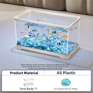 KUOTING | Traditional Filter and Oxygen Generator Integrated Small Desktop Fish Tank