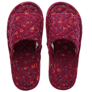 Indoor Home Cotton Linen Bottom Slippers Soft Sole Noiseless Machine Washable Comfortable Flat Sandals for Men And Women