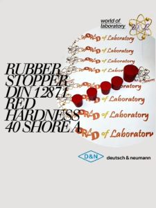 Rubber Stopper DIN 12871 Red Variabel Size Merk D&N