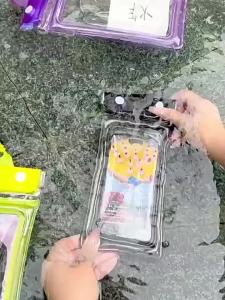 B*1PC Waterproof Phone Pouch Touch Screen Compatible For Swimming Underwater Photography Neck Hanging Rafting Diving