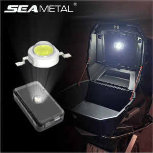 SEAMETAL | SEAMETAL 1/2pcs LED Bead Lamp High Brightness Motorcycle Locomotive Box Sensor Light for Car Interior Lighting Trunk Storage