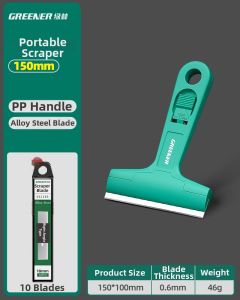GREENER | floor scraper Gap Filler Scraper Wall Putty Remover Glass Adhesive Cleaner Tool