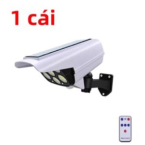 Đèn Hình Camera Năng Lượng Mặt Trời Màu Trắng 77 Đèn LED Cảm Biến Chuyển Động Đèn Tường Cho Nhà Để Xe Ngoài Trời Chiếu Sáng Lối Vào Sân Vườn