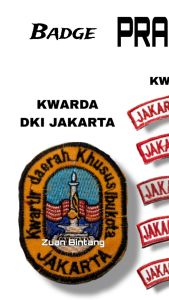 1 SET ATRIBUT LOKASI PRAMUKA DKI JAKARTA BORDIR/JAKARTA PUSATJAKARTA BARATJAKARTA UTARAJAKARTA TIMURJAKARTA SELATANKEPULAUAN SERIBU