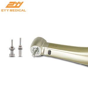 ทันตกรรมสีฟ้าแหวน LED ไฟเบอร์ออปติก 1:1 X25L เพิ่มความเร็ว Headpiece กับ Contra มุมต่ําความเร็วสเปรย์น้ําภายใน