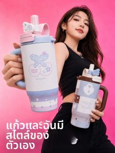 VANWALK | Cốc Thermo Inox Dung Lượng Lớn Có Ống Hút
