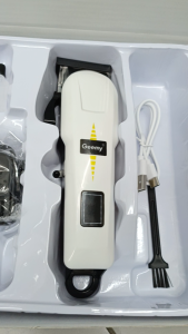 Geemy GM-6008 Professional Hair Clipper – Cordless Rechargeable Trimmer LCD Display High-Precision Blade 2000mAh Battery
