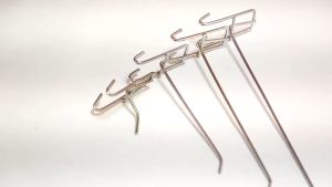 10pcs Screen Hook Coated Wire Hook Home Organizers Store Screen Hanging Sachet Rack Wire Rack Supermarket Screen Hooks