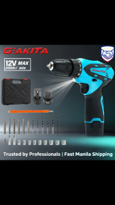 GEAKITA 12V Dual Speed ​​Li-Ion Battery Rechargeable Brushless Cordless Drill 9868