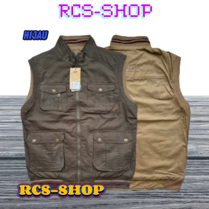 Rompi Katun Bolak-Balik Pria – Ukuran Jumbo Tersedia (XL–6XL) | Warna Khaki & Hijau