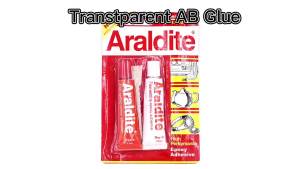 Professional Crystal Jewelry Adhesive Genuine Araldite 5 Minute Quick Dry Transparent Epoxy AB Glue For Strong Bonding