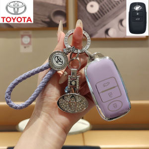 เคสกุญแจ TOYOTA ปลอกกุญแจรถยนต์ แบบพับได้ สําหรับ vios E/G YARIS raize avanza yaris ativ vios YARIS CROSS พวงกุญแจ