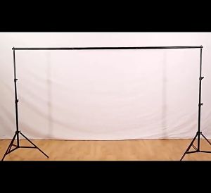 Studio Backdrop Stand 2.6x3M Background Frame Heavy Duty Backdrop Stand Kit White Black Green Cloth for Photography Live
