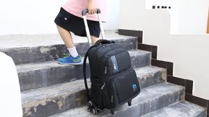 Kids Trolley Bag (6 roller beg/ waterproof material/ large volume)