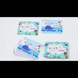 Montessori DIY Quiet Book Early Education Busy Sticker Kids Toddler Toys | 蒙氏安静书生活技能